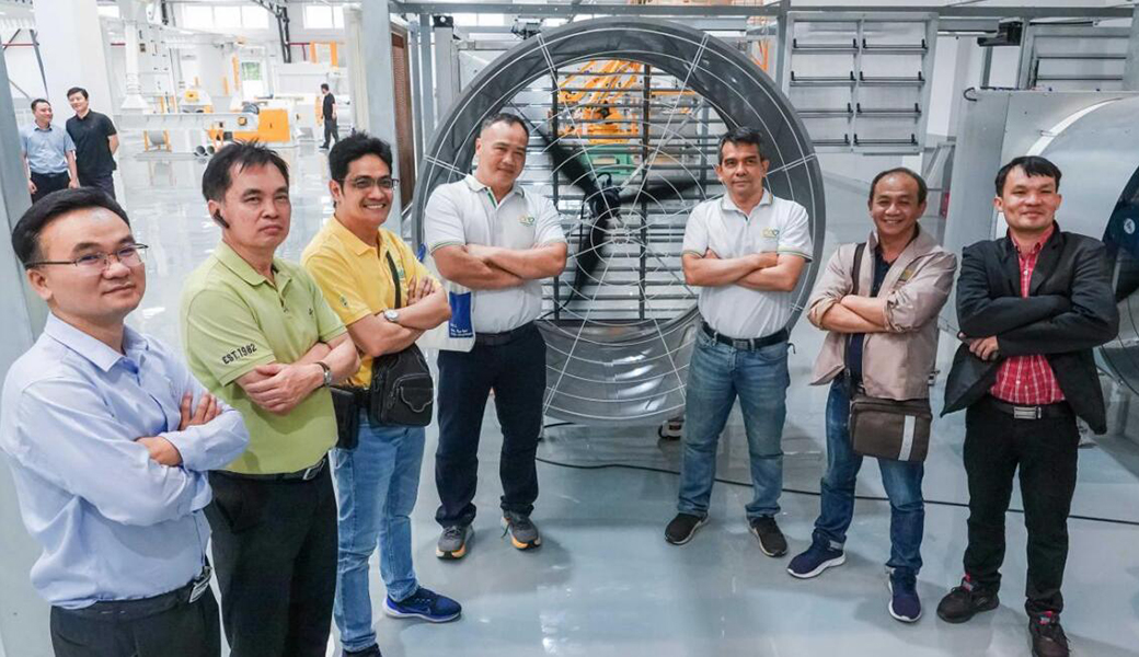 泰國正大卜蜂食品公司（CPF）團(tuán)隊(duì)到訪正大機(jī)電企業(yè)參觀交流